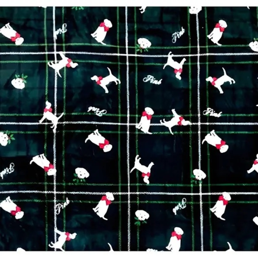 VS PINK Plaid Dog blanket